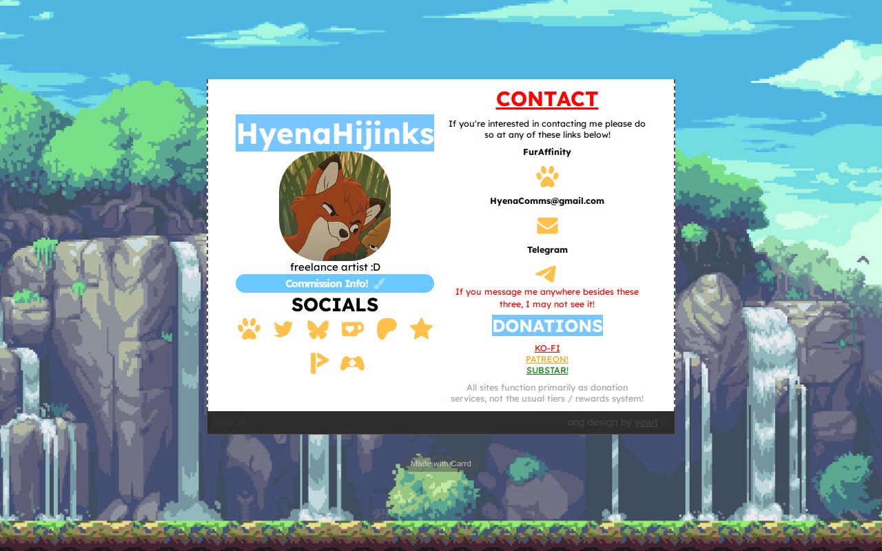 Carrd profile picture for @hijinks